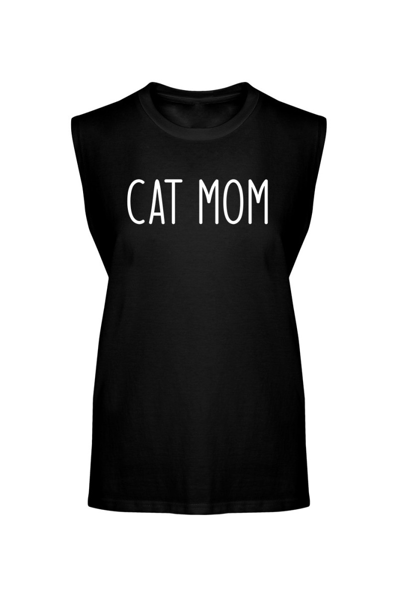 Koszulka Męska Tank Top Cat Mom