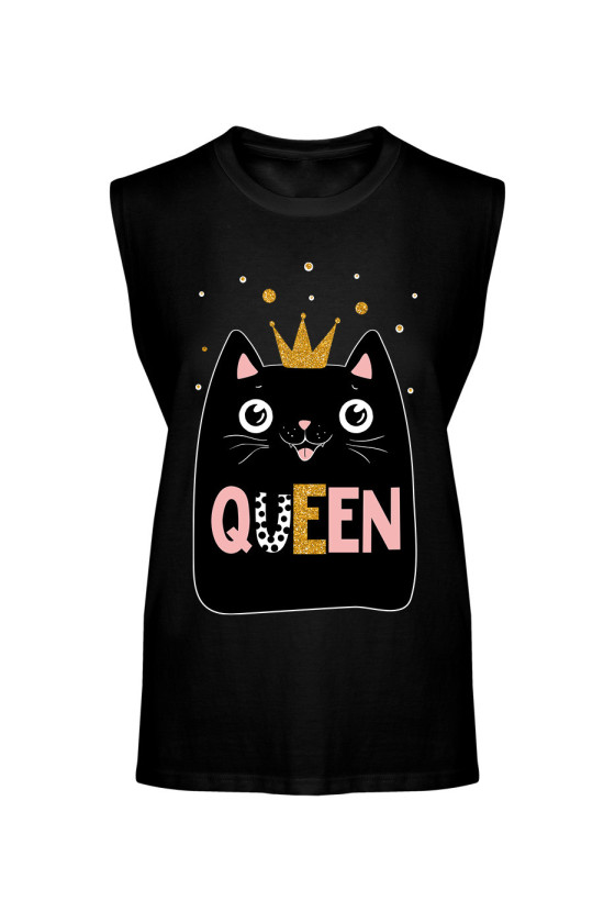 Koszulka Męska Tank Top Queen Cat
