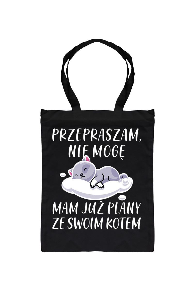 Torba Przepraszam, Nie Mogę, Mam Już Plany Ze Swoim Kotem