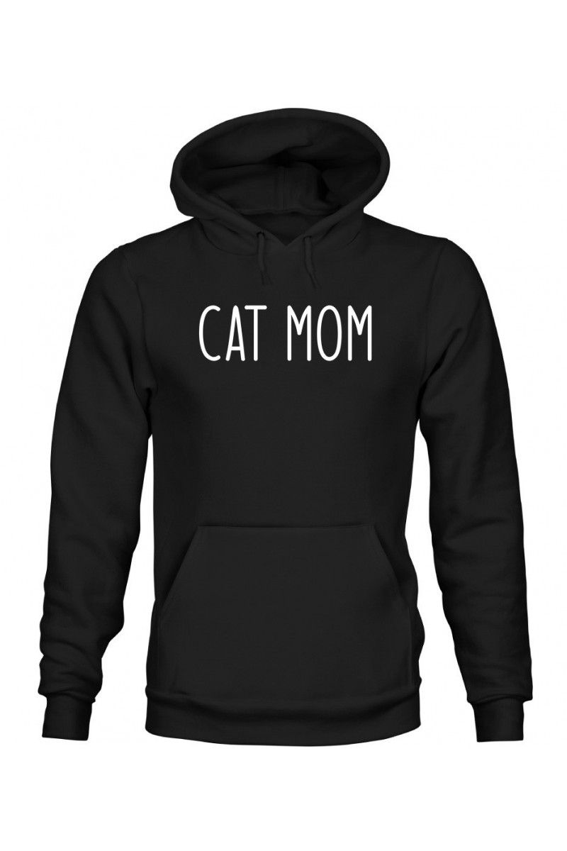 Bluza Damska z Kapturem Cat Mom