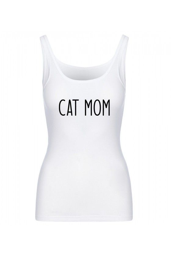 Koszulka Damska Tank Top Cat Mom
