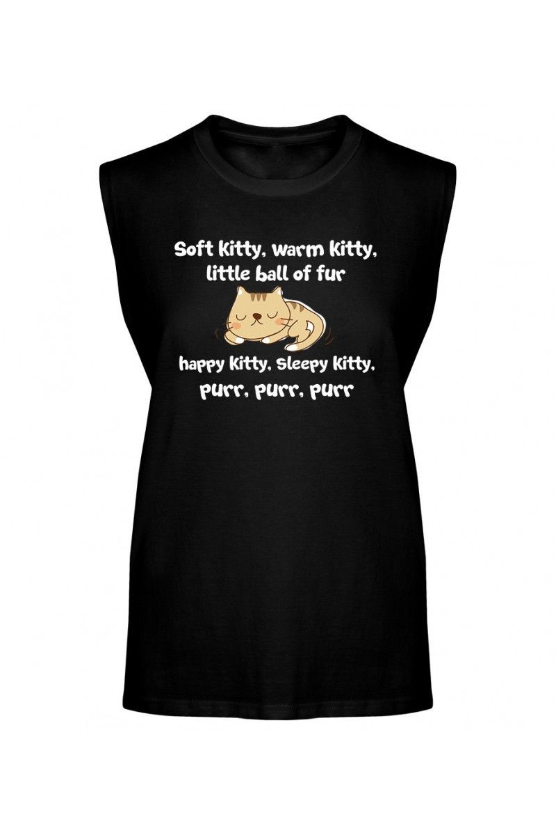 Koszulka Męska Tank Top Soft Kitty, Warm Kitty, Little Ball Of Fur