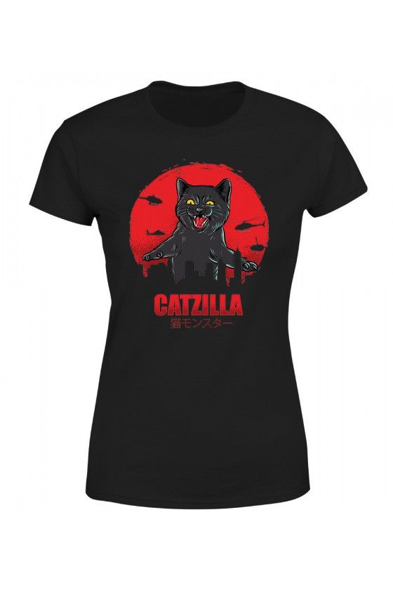 Koszulka Damska Catzilla