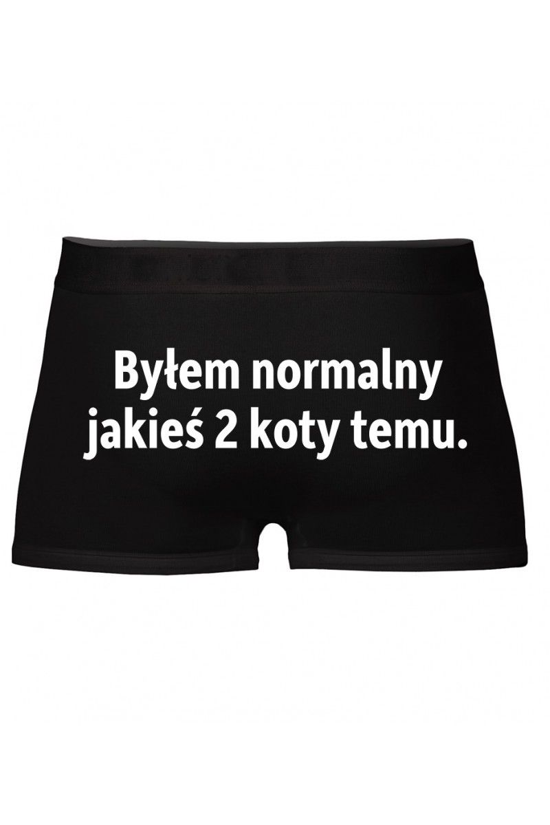 Bokserki Byłem Normalny Jakieś 2 Koty Temu