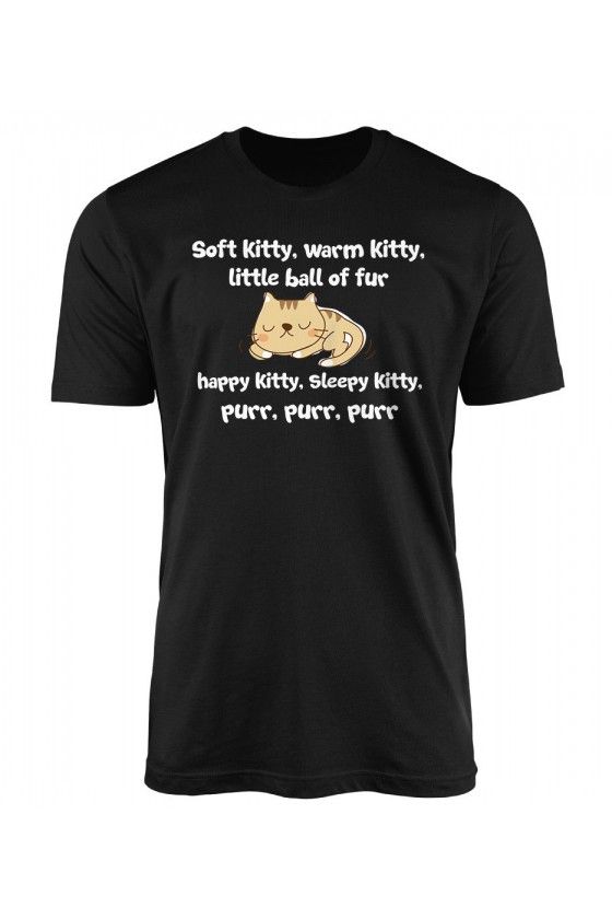 Koszulka Męska Soft Kitty, Warm Kitty, Little Ball Of Fur