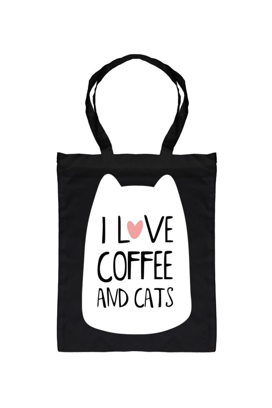 Torba I Love Coffee And Cats II