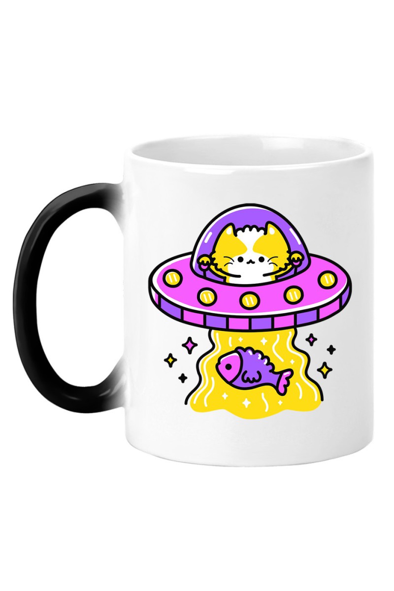 Kubek Magiczny Ufo Cat