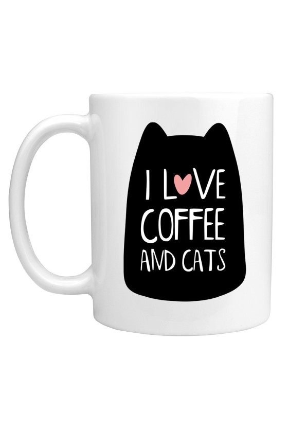 Kubek I Love Coffee And Cats II