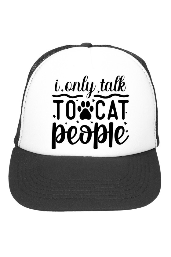 Czapka z daszkiem I Only Talk To Cat People
