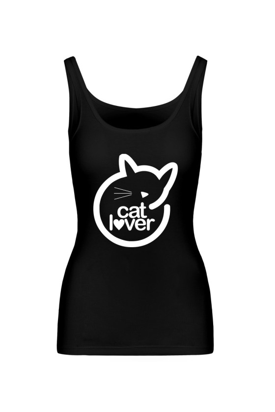 Koszulka Damska Tank Top Cat Lover