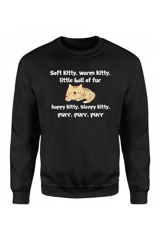 Bluza Damska Klasyczna Soft Kitty, Warm Kitty, Little Ball Of Fur