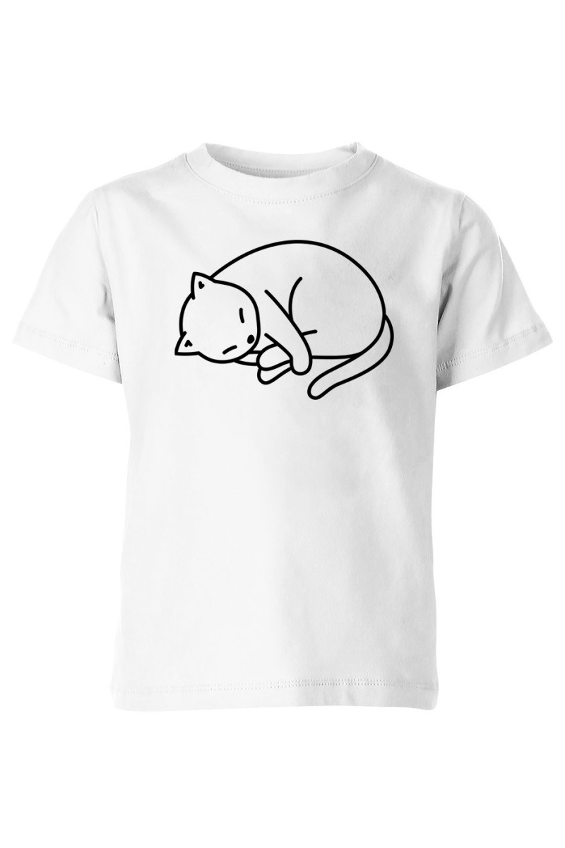 Koszulka Dziecięca Śpiący Kotek IV