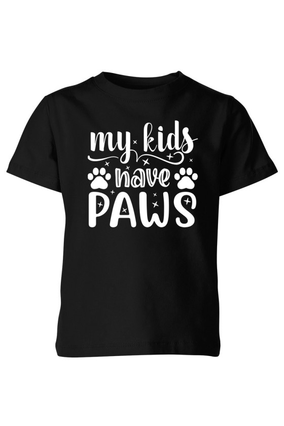 Koszulka Dziecięca My Kids Have Paws