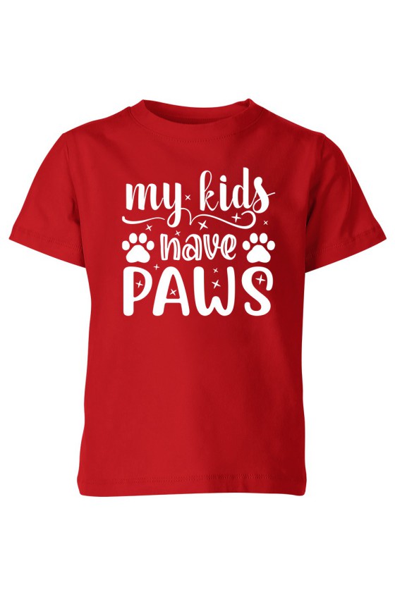 Koszulka Dziecięca My Kids Have Paws