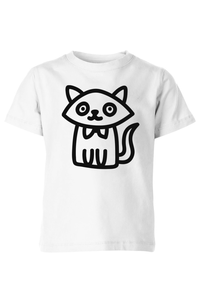 Koszulka Dziecięca Elegancki Kotek