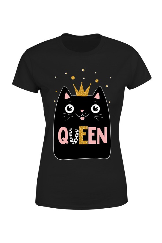 Koszulka Damska Queen Cat