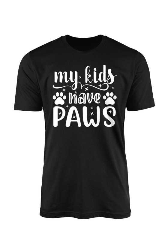 Koszulka Męska My Kids Have Paws