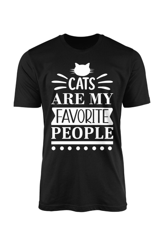 Koszulka Męska Cats Are My Favorite People