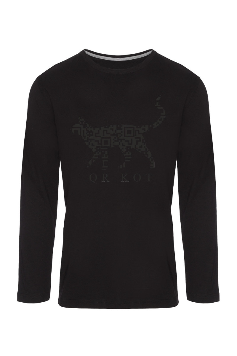 Koszulka Męska Longsleeve QR KOT